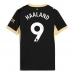 Maillot de foot Manchester City Erling Haaland #9 Extérieur vêtements Femmes 2026-27 Manches Courtes
